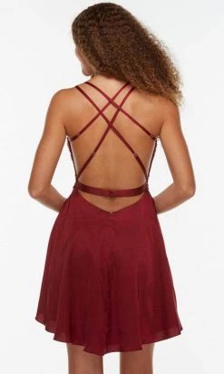 Alyce Paris 3112 - Sleeveless Beaded Cocktail Dress