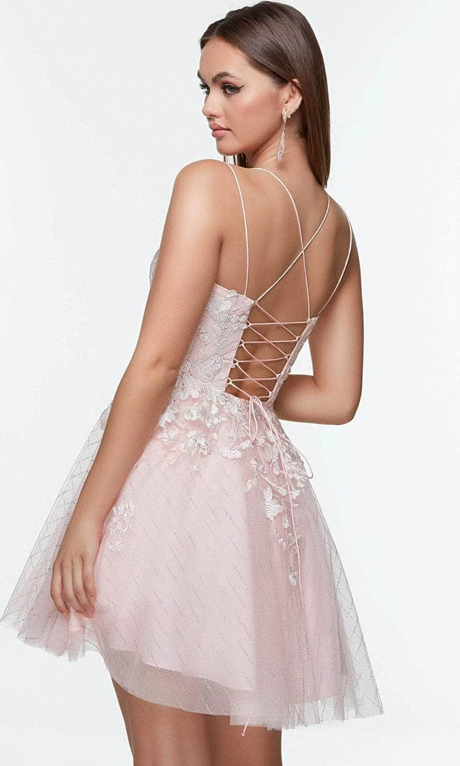 Alyce Paris 3968 - Straight Neck Cocktail Dress 4 Alyce Paris 3968 - Straight Neck Cocktail Dress