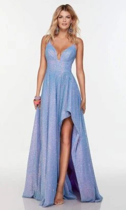 Alyce Paris - 61092 Textured Glittery A-Line Gown