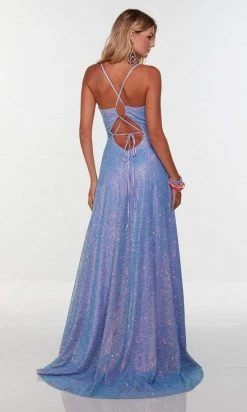 Alyce Paris - 61092 Textured Glittery A-Line Gown