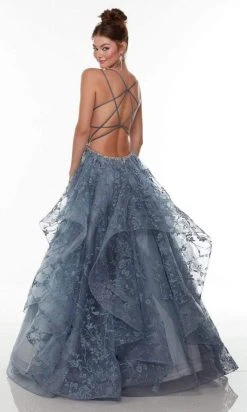 Alyce Paris - 61096 Sleeveless Floral Lace Ballgown 10 Alyce Paris - 61096 Sleeveless Floral Lace Ballgown