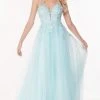Alyce Paris - 61102 V Neck Embroidered Tulle Gown 1 Alyce Paris - 61102 V Neck Embroidered Tulle Gown