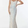 Alyce Paris - 61115 Sleeveless Iridescent Sequin Dress 1 Alyce Paris - 61115 Sleeveless Iridescent Sequin Dress