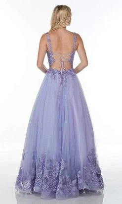 Alyce Paris - 61131 Sleeveless Floral Embroidered Ballgown