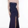 Alyce Paris - 61137 Bead-Ornate High Slit Gown