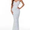 Alyce Paris - 61148 Cowl Neck Sequin Gown 2 Alyce Paris - 61148 Cowl Neck Sequin Gown