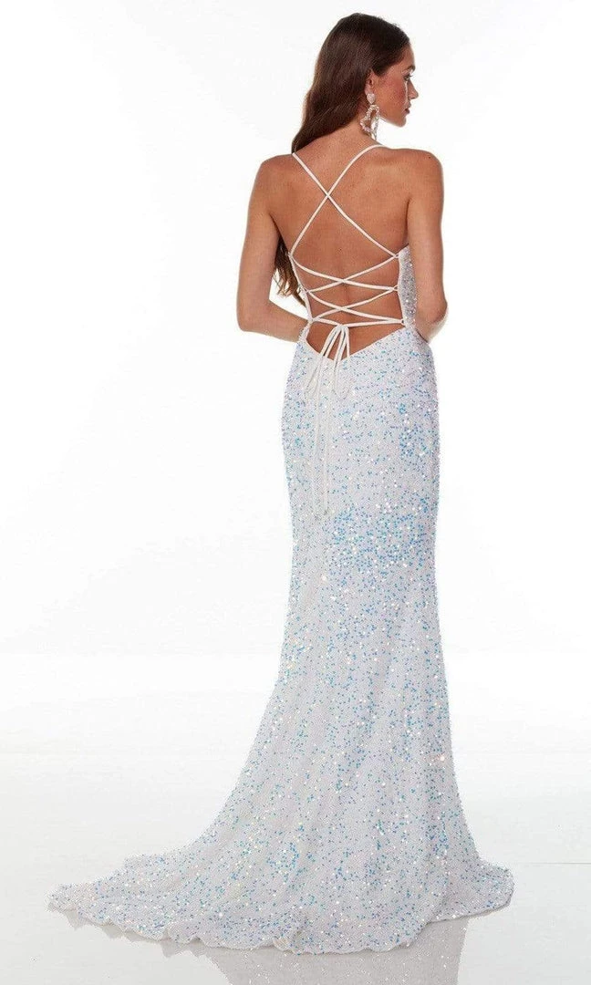 Alyce Paris - 61148 Cowl Neck Sequin Gown 4 Alyce Paris - 61148 Cowl Neck Sequin Gown