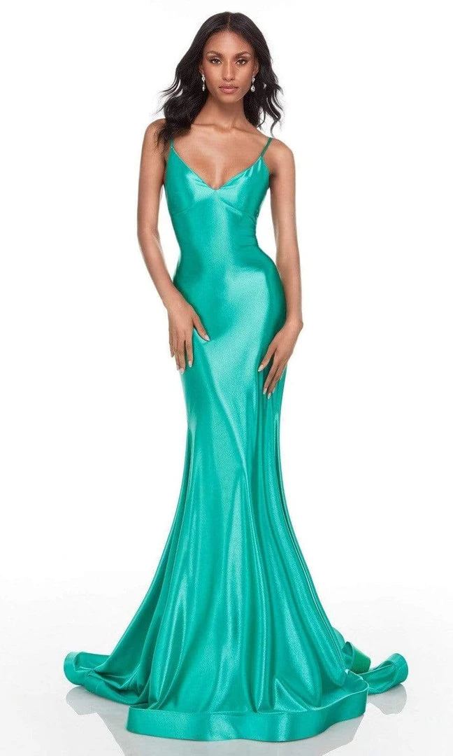 Alyce Paris - 61169 Long V-Neck Mermaid Gown 5 Alyce Paris - 61169 Long V-Neck Mermaid Gown