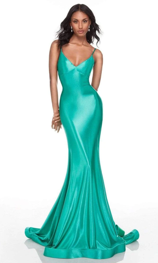 Alyce Paris - 61169 Long V-Neck Mermaid Gown 3 Alyce Paris - 61169 Long V-Neck Mermaid Gown