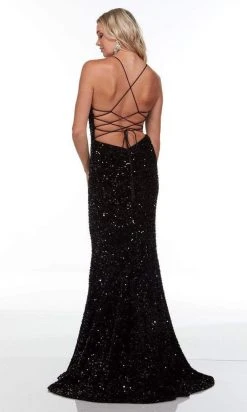 Alyce Paris - 61181 Spaghetti Strap Sequin Gown