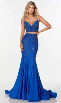 Alyce Paris - 61188 Beaded V-Neck Two Piece Dress