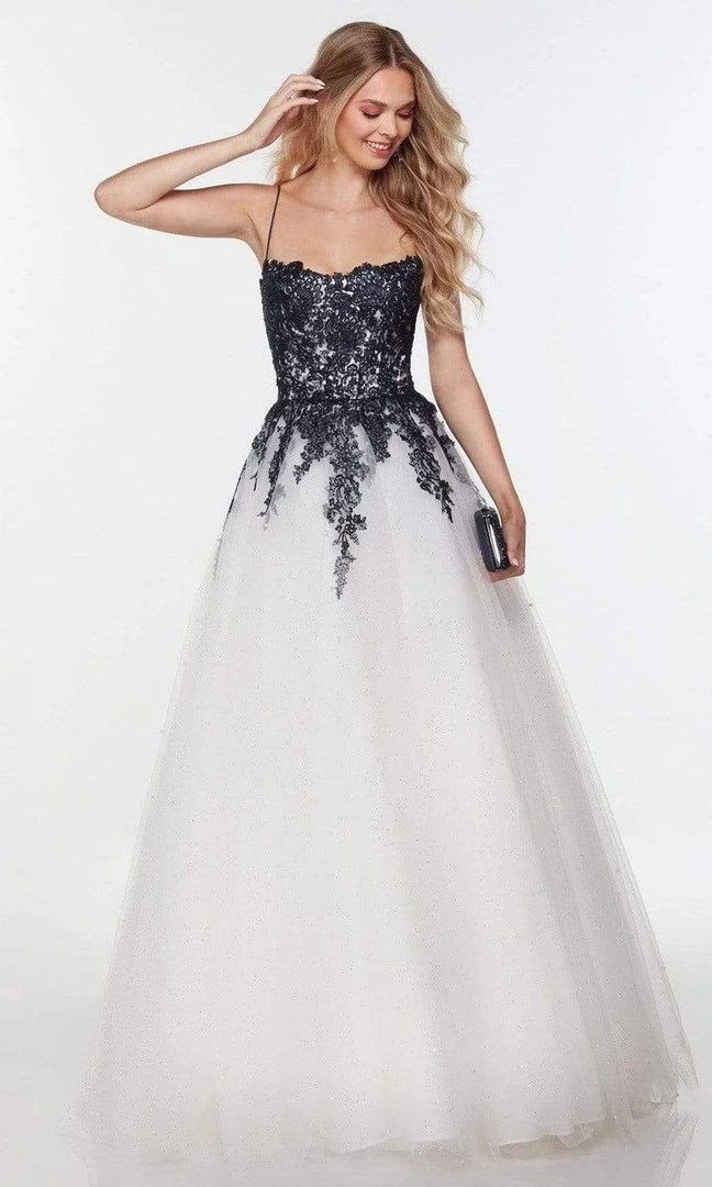 Alyce Paris - 61220 Lace Ornate A-Line Gown 5 Alyce Paris - 61220 Lace Ornate A-Line Gown
