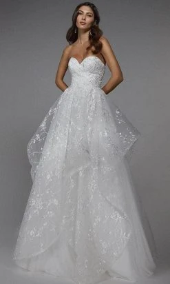 Alyce Paris 7041 - Strapless Sweetheart Neck Wedding Gown 8 Alyce Paris 7041 - Strapless Sweetheart Neck Wedding Gown