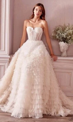 Andrea And Leo - A0767 Sweetheart Ruffled Ballgown