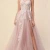 Andrea And Leo - A1029 Strapless Corseted Tulle Gown 2 Andrea And Leo - A1029 Strapless Corseted Tulle Gown