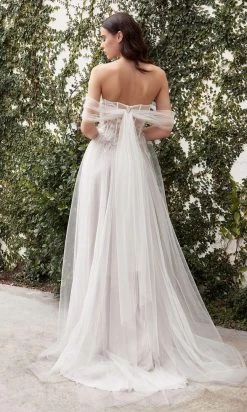 Andrea And Leo - A1036W Applique Corset Bridal Gown