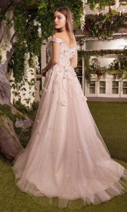 Andrea And Leo - A1041 Blossom Off Shoulder Bridal Gown