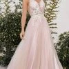 Andrea And Leo A1045C - Embroidered Tulle Prom Dress 1 Andrea And Leo A1045C - Embroidered Tulle Prom Dress