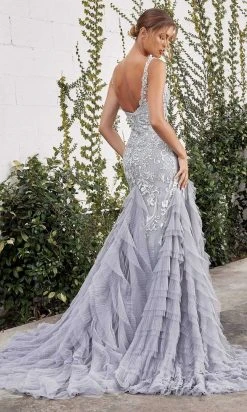 Andrea And Leo - A1062 Sleeveless Ruffle Tiered Ballgown