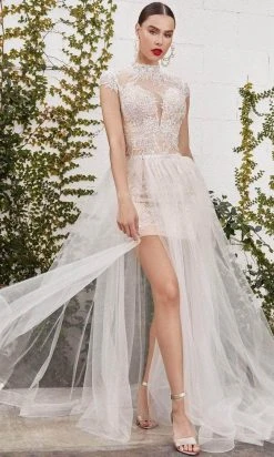 Andrea And Leo A1066 - Halter Beaded A-Line Dress