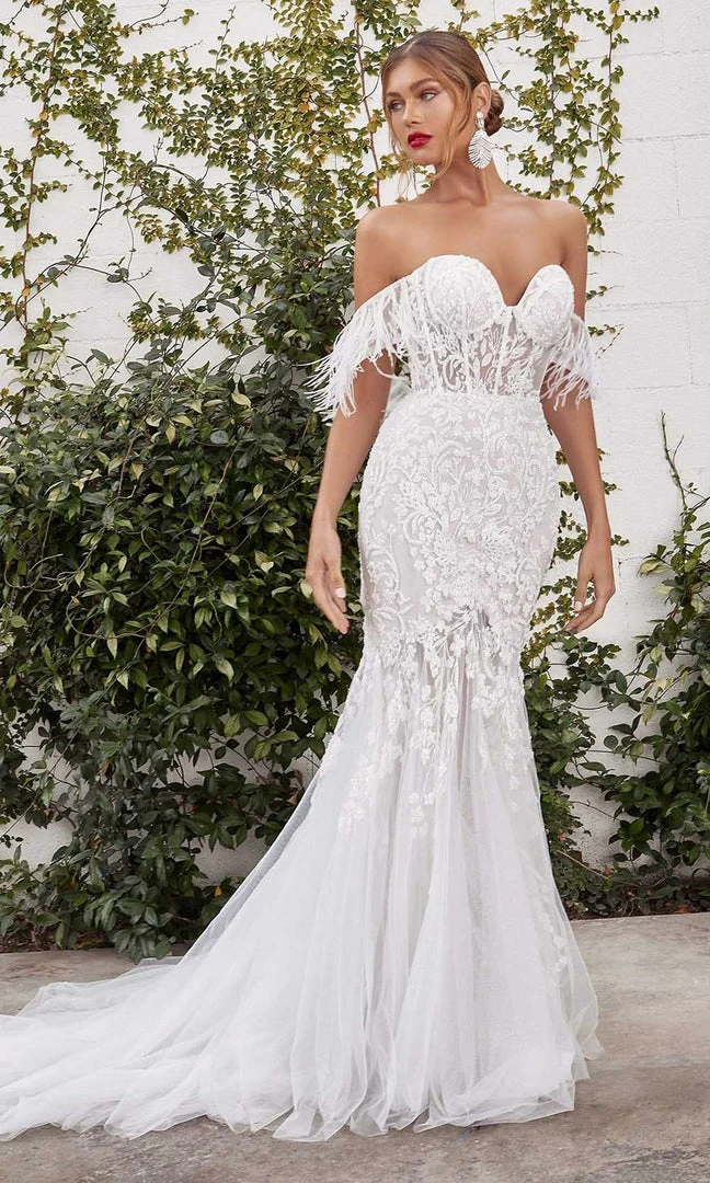 Andrea And Leo - A1068W Beaded Corset Mermaid Bridal Gown 3 Andrea And Leo - A1068W Beaded Corset Mermaid Bridal Gown