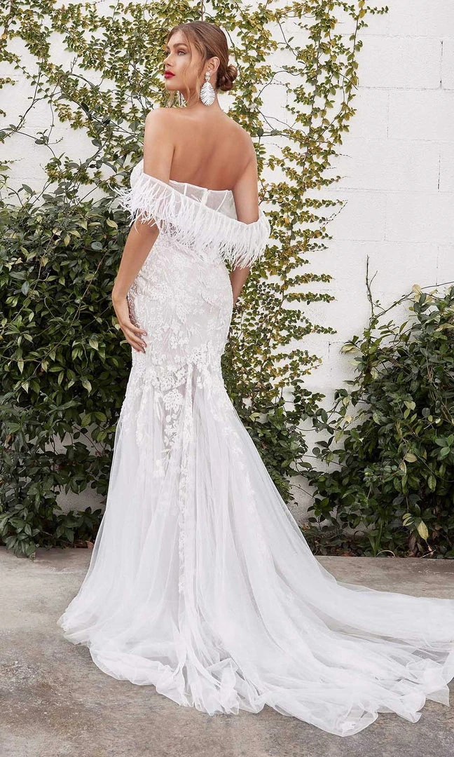 Andrea And Leo - A1068W Beaded Corset Mermaid Bridal Gown 4 Andrea And Leo - A1068W Beaded Corset Mermaid Bridal Gown