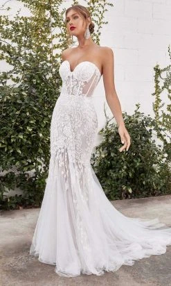 Andrea And Leo - A1068W Beaded Corset Mermaid Bridal Gown 7 Andrea And Leo - A1068W Beaded Corset Mermaid Bridal Gown