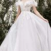 Andrea And Leo - A1070W Ruffle Ornate Corset Bridal Gown 1 Andrea And Leo - A1070W Ruffle Ornate Corset Bridal Gown