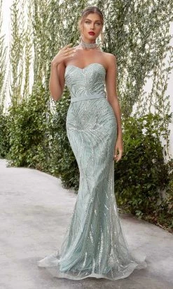 Andrea And Leo - A1076 Beaded Mermaid Gown With Bolero 7 Andrea And Leo - A1076 Beaded Mermaid Gown With Bolero