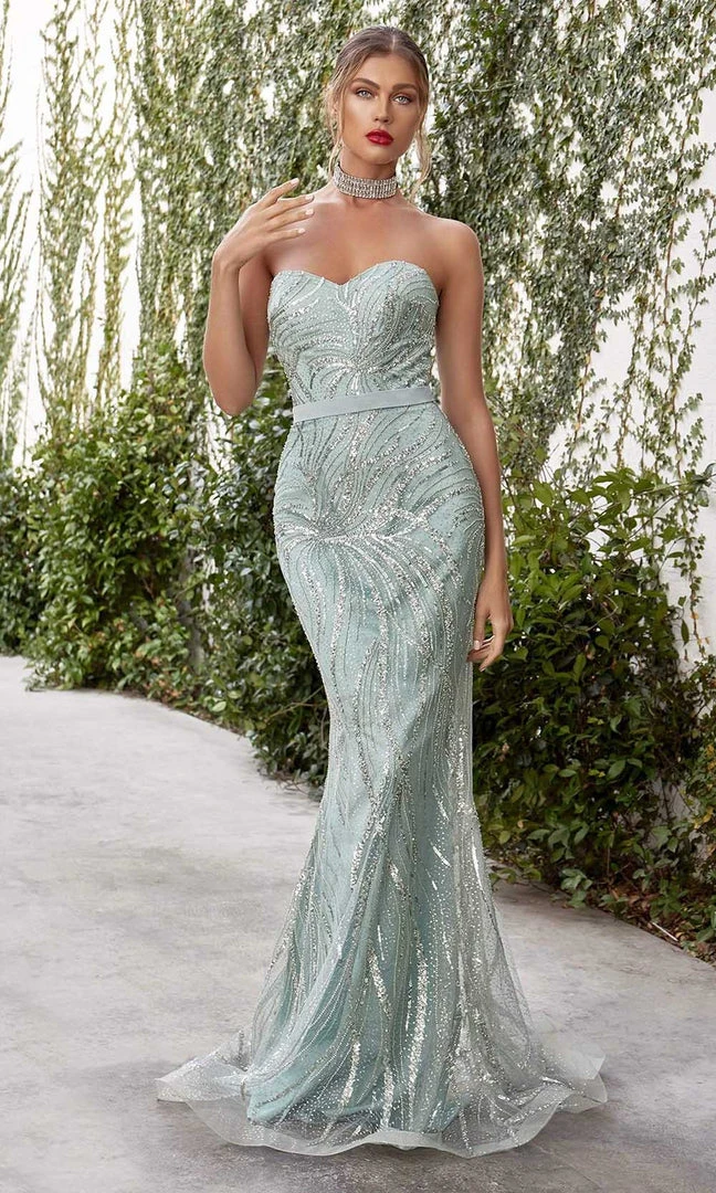 Andrea And Leo - A1076 Beaded Mermaid Gown With Bolero 5 Andrea And Leo - A1076 Beaded Mermaid Gown With Bolero