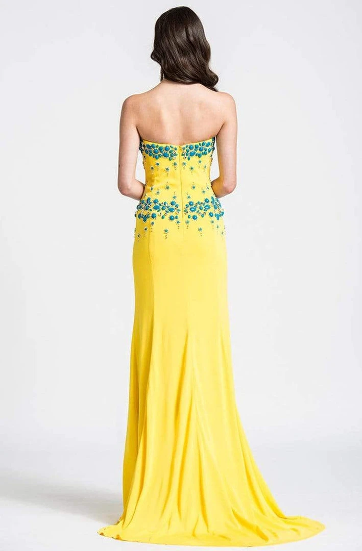 Ashley Lauren - 1054 Rhinestone Beaded Sweetheart Sheath Dress 4 Ashley Lauren - 1054 Rhinestone Beaded Sweetheart Sheath Dress