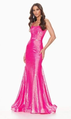 Ashley Lauren - 11024 Lace-up Back Iridescent Sequin Mermaid Gown 21 Ashley Lauren - 11024 Lace-up Back Iridescent Sequin Mermaid Gown