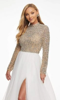 Ashley Lauren - 11065 High Neck A-Line Evening Dress 16 Ashley Lauren - 11065 High Neck A-Line Evening Dress