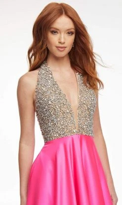 Ashley Lauren - 11071 Bead Embellished A-Line Evening Dress