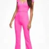 Ashley Lauren - 11086 Fitted Off Shoulder Jumpsuit