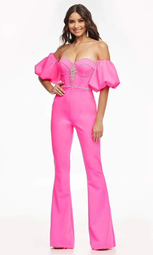 Ashley Lauren - 11087 Sweetheart Corset Bod Jumpsuit 3 Ashley Lauren - 11087 Sweetheart Corset Bod Jumpsuit