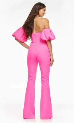 Ashley Lauren - 11087 Sweetheart Corset Bod Jumpsuit