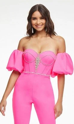 Ashley Lauren - 11087 Sweetheart Corset Bod Jumpsuit 10 Ashley Lauren - 11087 Sweetheart Corset Bod Jumpsuit