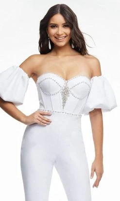 Ashley Lauren - 11087 Sweetheart Corset Bod Jumpsuit 12 Ashley Lauren - 11087 Sweetheart Corset Bod Jumpsuit