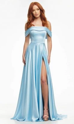 Ashley Lauren - 11091 Off Shoulder Full Length Evening Dress