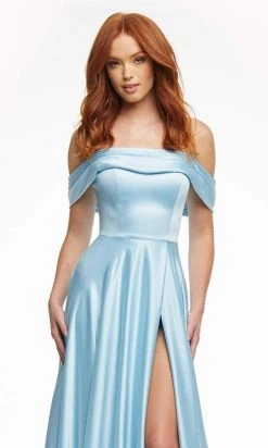 Ashley Lauren - 11091 Off Shoulder Full Length Evening Dress