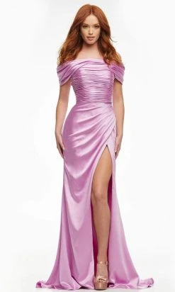Ashley Lauren - 11093 Ruched Sheath Evening Dress 14 Ashley Lauren - 11093 Ruched Sheath Evening Dress