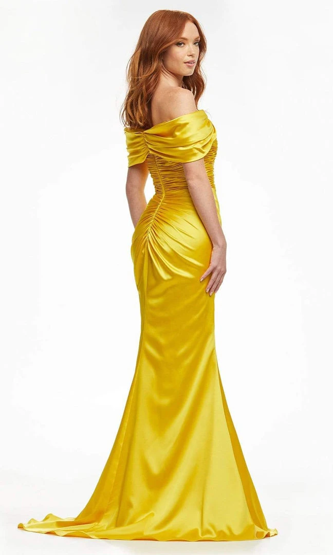 Ashley Lauren - 11093 Ruched Sheath Evening Dress 10 Ashley Lauren - 11093 Ruched Sheath Evening Dress