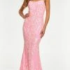Ashley Lauren - 11114 Sequin Motif Scoop Gown