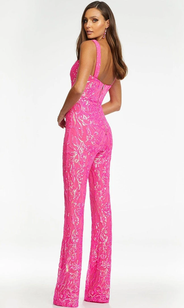 Ashley Lauren - 11116 Sweetheart Sequin Jumpsuit 8 Ashley Lauren - 11116 Sweetheart Sequin Jumpsuit