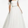 Ashley Lauren - 11129 Off Shoulder Organza Ballgown