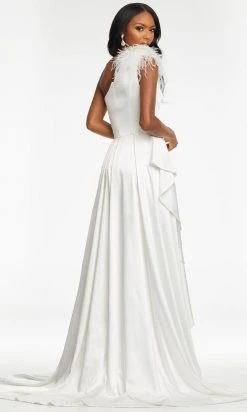 Ashley Lauren - 11134 Ruched Satin Overskirt Gown 14 Ashley Lauren - 11134 Ruched Satin Overskirt Gown