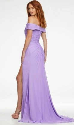 Ashley Lauren - 11136 Shirr-Ornate Off Shoulder Gown 18 Ashley Lauren - 11136 Shirr-Ornate Off Shoulder Gown