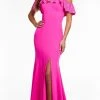 Ashley Lauren - 11137 Ruffled Off Shoulder Long Gown 1 Ashley Lauren - 11137 Ruffled Off Shoulder Long Gown
