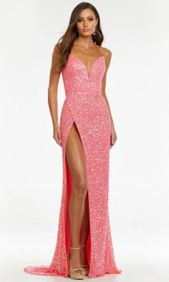 Ashley Lauren - 11143 Sequin Strapless Gown